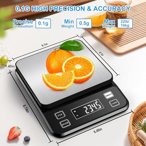 Diyife Large 22lb Kitchen Scale - Image 3