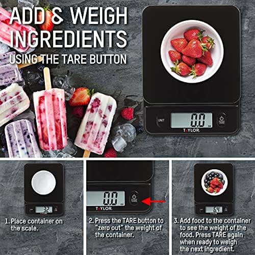 Taylor Glass Top Food Scale - Image 4