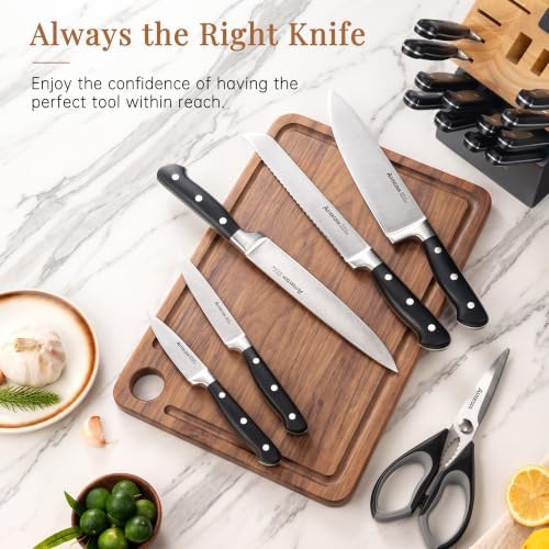 Astercook Kitchen Knife Set Full Tang - Image 5