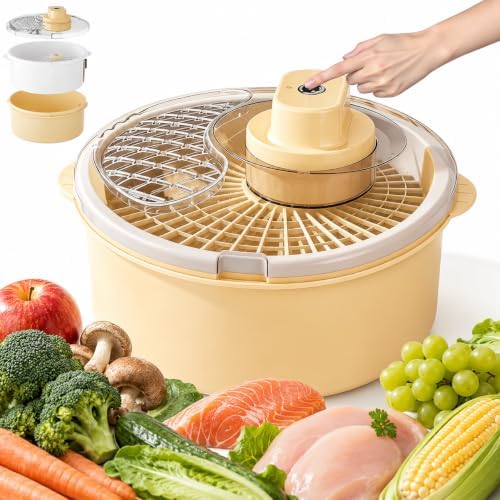 Automatic Fruit and Vegetable Spinner & Strainer, Fruit Washer and Spinner by Unknown