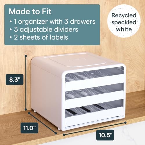 YouCopia SpiceStack® Adjustable Spice Rack Organizer, Pull-Down 24-Bottle - Image 3