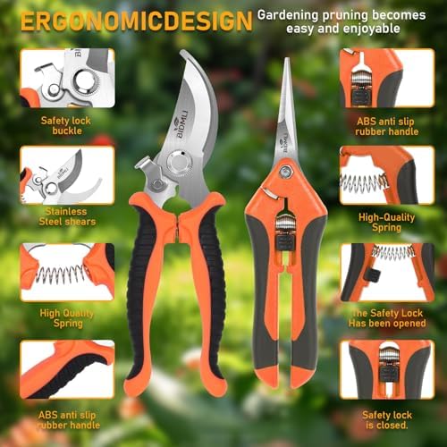4-Pack Multifunctional Garden Scissors Set - Image 4