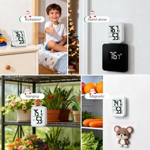 Antonki 2 Pack Room Thermometer Indoor Hygrometer - Image 6