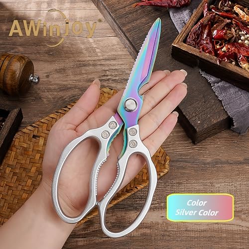 Heavy Duty Sharp Kitchen Scissors, Dishwasher Safe, Cooking Shears - Image 5