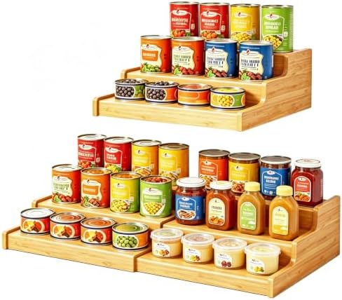 Expandable Bamboo Can Display Organizer by Lyuwanxian