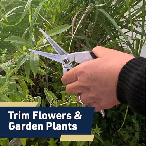 Pruning Shears - Garden Scissors Florist Snips - 2.5” Blades - Flower Scissors - Image 3