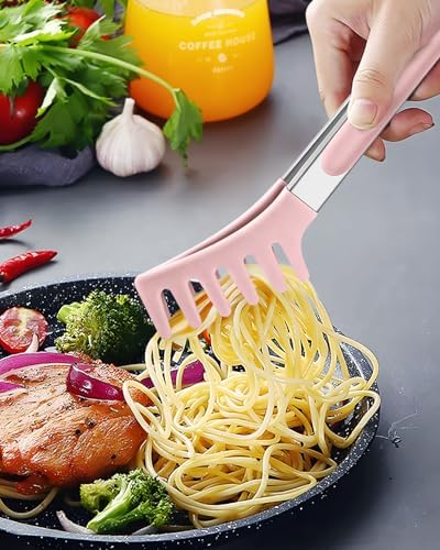 Silicone Spaghetti Spoon and Pasta Tong, Server Fork - Image 4