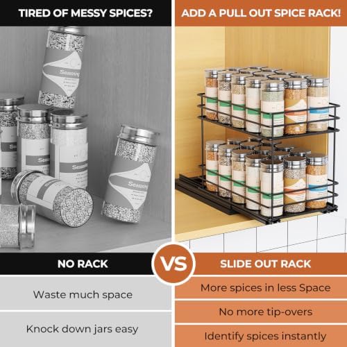 Mystozer Pull Out Spice Rack Organizer - Image 5