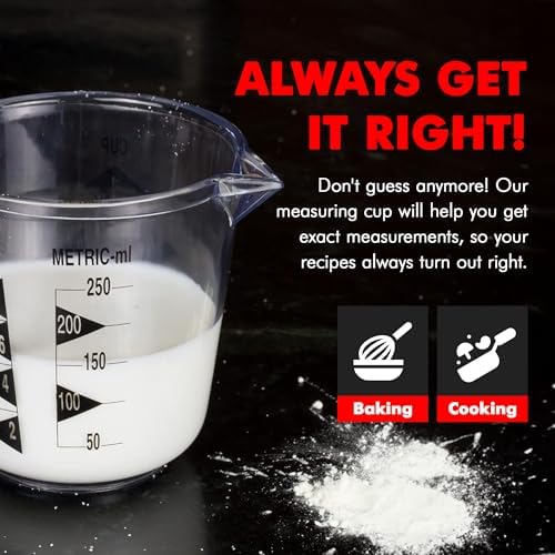 Chef Craft Select Plastic Measuring Cup, 1 Cup Capacity - Image 3