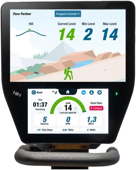 RB8MAX Recumbent Exercise Bike, Gray, Low-Impact Exercise, 360-Degree Swivel Seat, Engaging Programs Including Measuring Imbalances, & Compatible with Free NuStep Wellness App