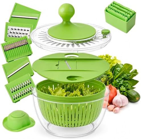 5-in-1 Salad Spinner Large by GGMaxx
