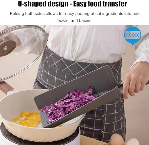 SEIWEI Folding Cutting Board, Portable Foldable Plastic Chopping Board - Image 2