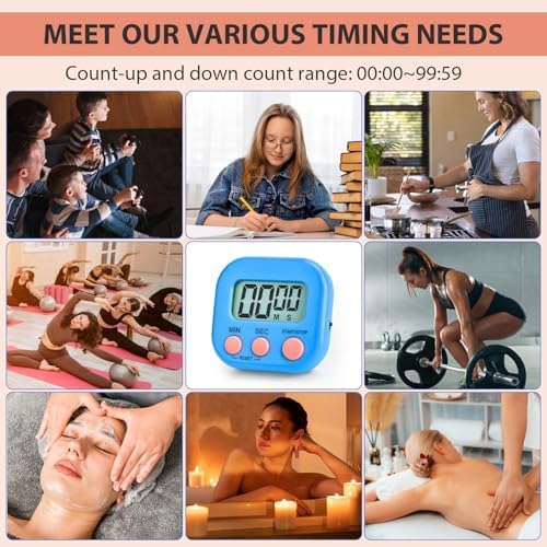 6 Pcs Multi-Function Electronic Timer, Small Timers - Image 5
