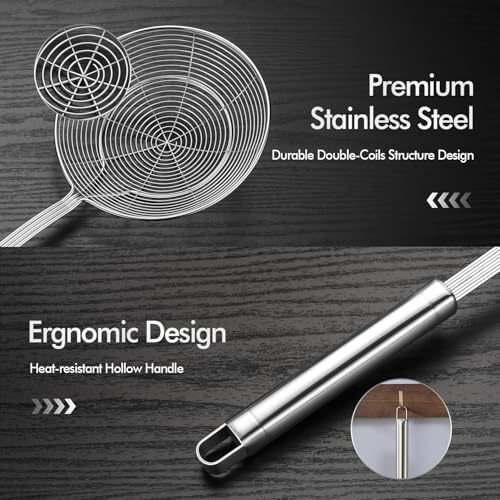 6.89 Large Metal Spider Strainer - Image 3