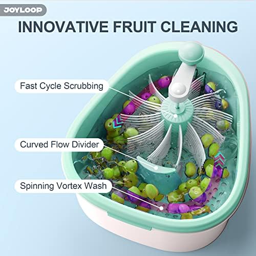 JOYMOOP Joyloop Fruit Washer, Fruit Cleaner Spinner - Image 2