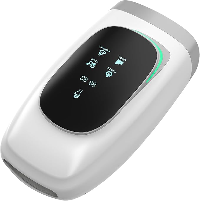 Hand Massager, Cordless Hand Massager with Heat and Compression for Arthritis and Carpal Tunnel, 3 Modes, 5 Intensity Levels, 15-Minute Timer