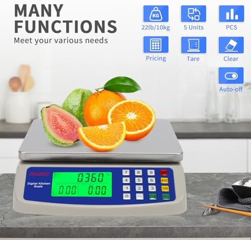 Large Digital Kitchen Scale 22LB Commercial Scale - Image 5