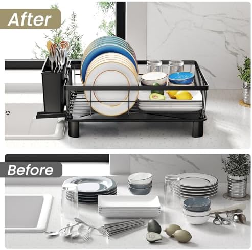 SNTD Dish Drying Rack for Small Kitchen Counter - Image 5