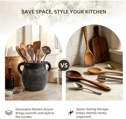 Rustic Utensil Holder for Kitchen Counter - Image 7