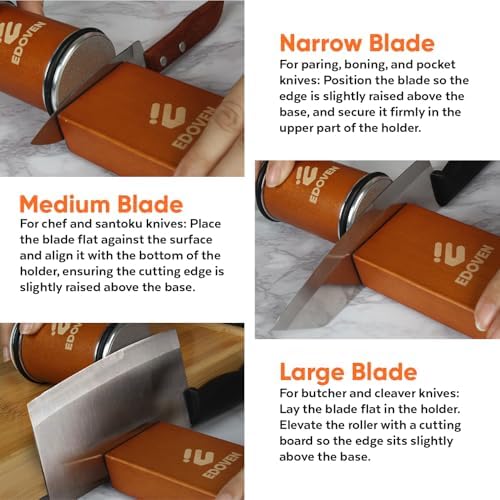 Rolling Knife Sharpener Kit – Kitchen Knife Sharpener - Image 4