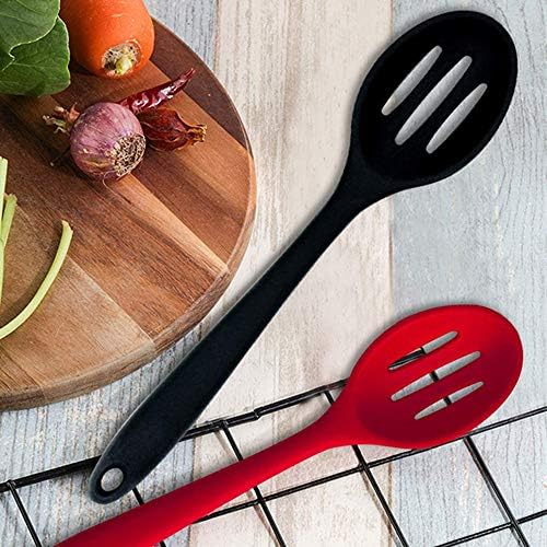 Kitchen Slotted Spoon, Non Scratch Cooking Spoons Set - Image 4