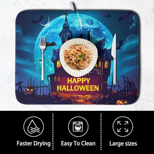 Happy Halloween Dish Drying Mat - Image 4