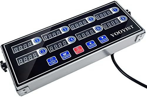 Commercial 8 Channel Digital Kitchen Timer Loud Alarm Cook Timer - Image 5