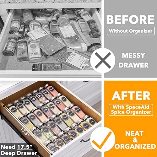 SpaceAid Spice Drawer Organizer - Image 2