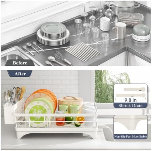 SAYZH Dish Drying Rack for Kitchen Counter - Image 6