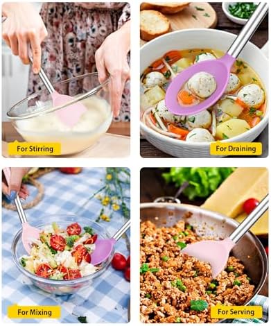 BUNDLEPRO Silicone Cooking Spoons - Image 3