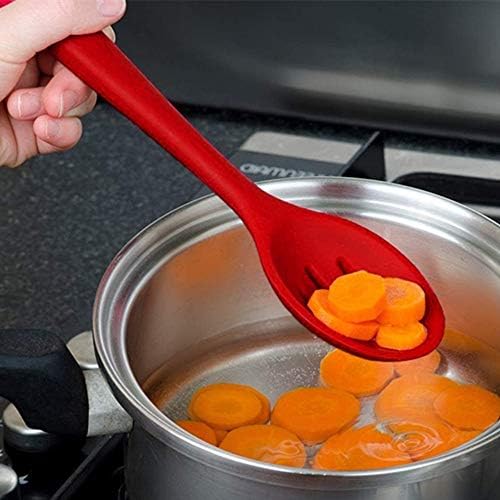 Kitchen Slotted Spoon, Non Scratch Cooking Spoons Set - Image 7