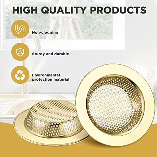 Retisee 2 Pcs Kitchen Sink Drain Strainer 4.4 Inch - Image 4
