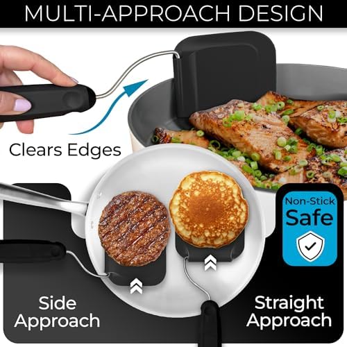 Adjustable Angle Spatula PPSU Material – Flexible Cooking Egg Flipper & Fish - Image 6