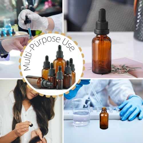 1oz Amber Glass Dropper Bottles - Image 7