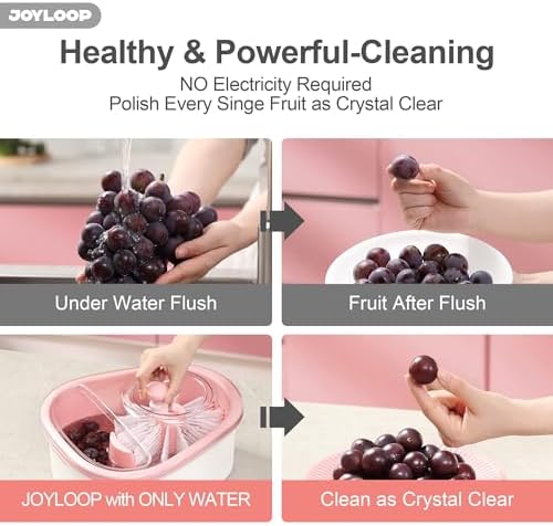 JOYMOOP Joyloop Fruit Washer, Fruit Cleaner Spinner - Image 6