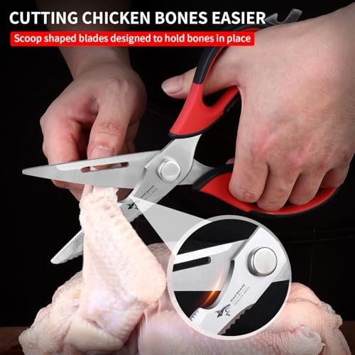 MAD SHARK Kitchen Scissors All Purpose Kitchen Shears Come Apart - Image 2