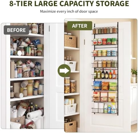 ElegantArray 8-Tier Pantry Door Organizer - Image 2