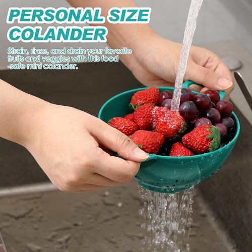 Baderke 4 Pack Mini Colander Plastic Berry Strainer - Image 6