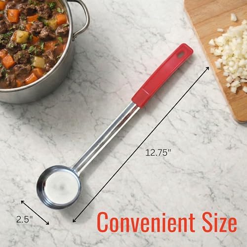 2 oz Solid Stainless Steel Portion Control Ladle Spoodle - - Image 6