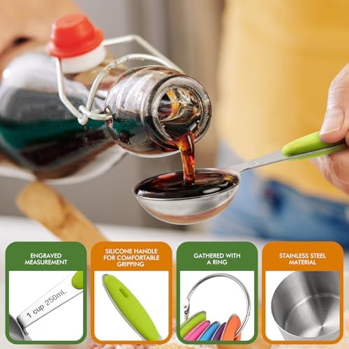 HOTEC 10-Pack Measuring Cups & Spoons Set - Image 6