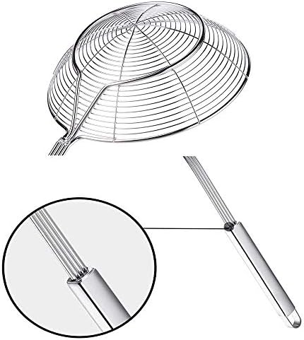 Tenta tenta kitchen Solid Stainless Steel Spider Strainer Skimmer Ladle - Image 3