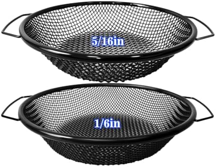 2Pcs Soil Sifter for Gardening, 1/6" & 5/16" Dual Mesh Heavy Duty Sieve by Unknown
