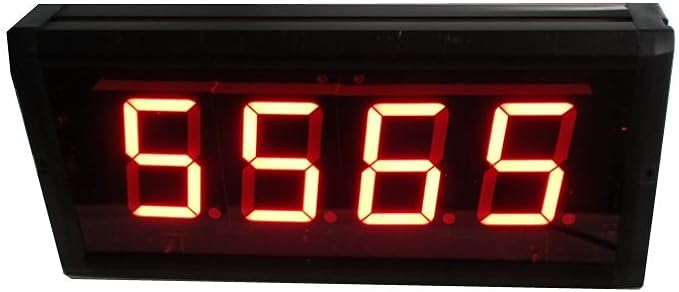 AZOOU 3-inch High Character LED Counter Digital Countdown/up Three Buttons Red Color