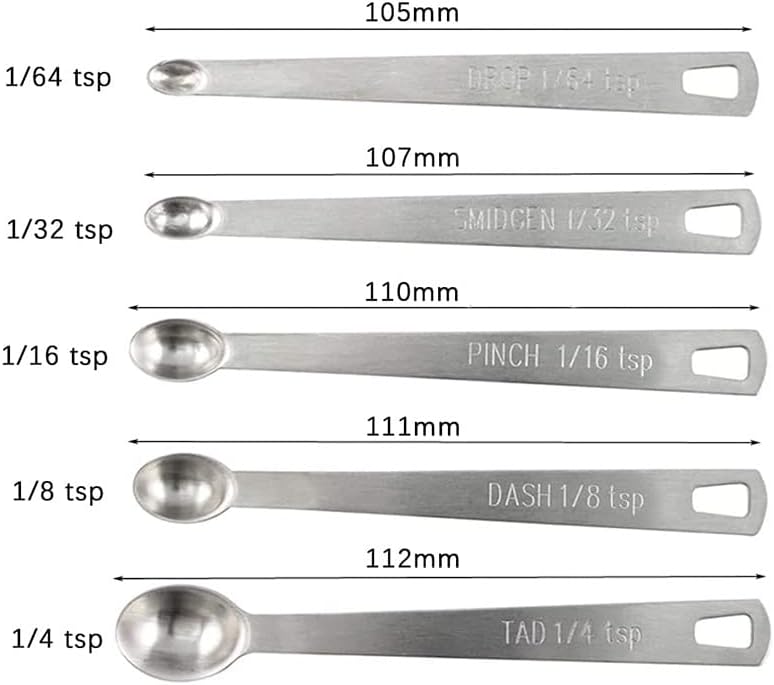 15-Pc Stackable Measuring Cups and Mini Spoons Set - Image 2