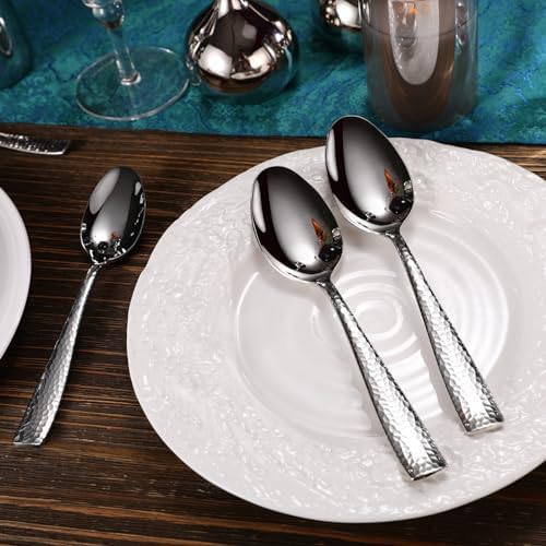 KEAWELL Premium Louis Hammered Serving Spoons - Image 4