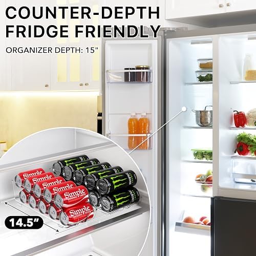 Simple Houseware 4-Pack Assorted Can Organizer - Image 4