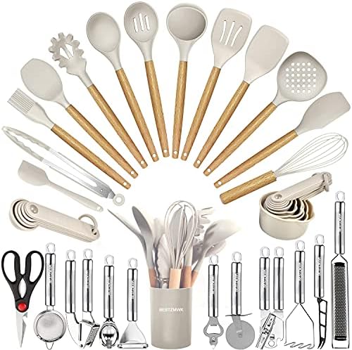 Kitchen Utensils Set- 35 PCs Cooking Utensils by BESTZMWK