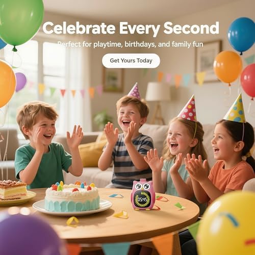 Doli Yearning Visual Timer for Kids, 99 Minute Countdown Timer Pink - Image 5