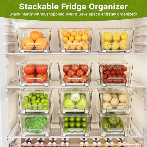 Imncya Clear Refrigerator Organizer Bins - Image 4