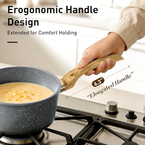 DishDelight Pots and Pans Set, Nonstick Kitchen Cookware Set - Image 5